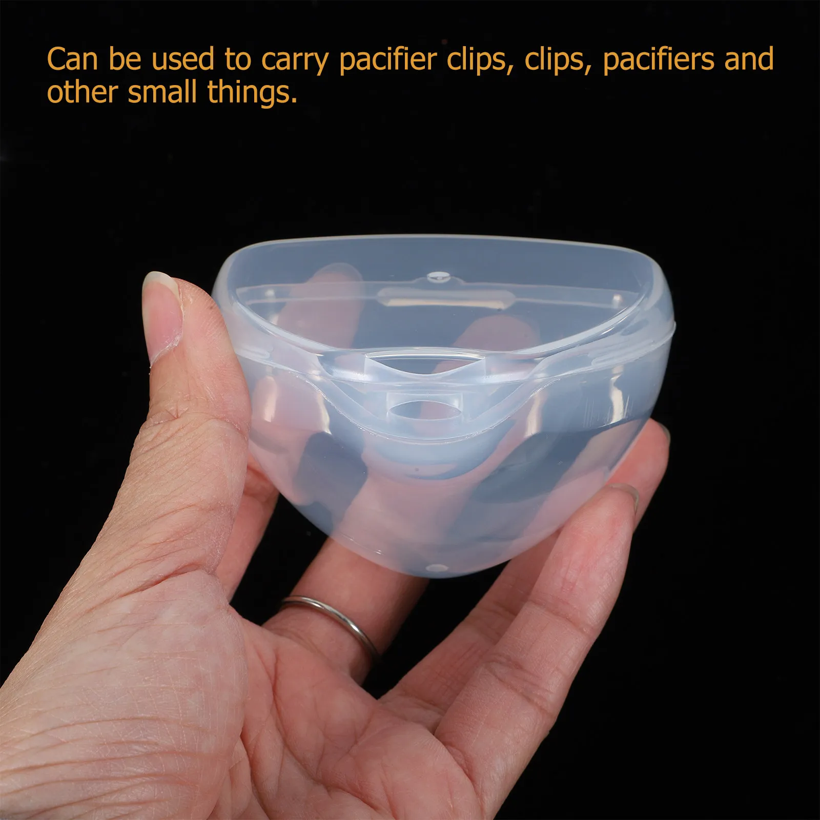 5Pcs Pacifier Storage Box Portable Safe Baby Infant Toddler Pacifier Case Dust-Proof Container Hygiene Protector