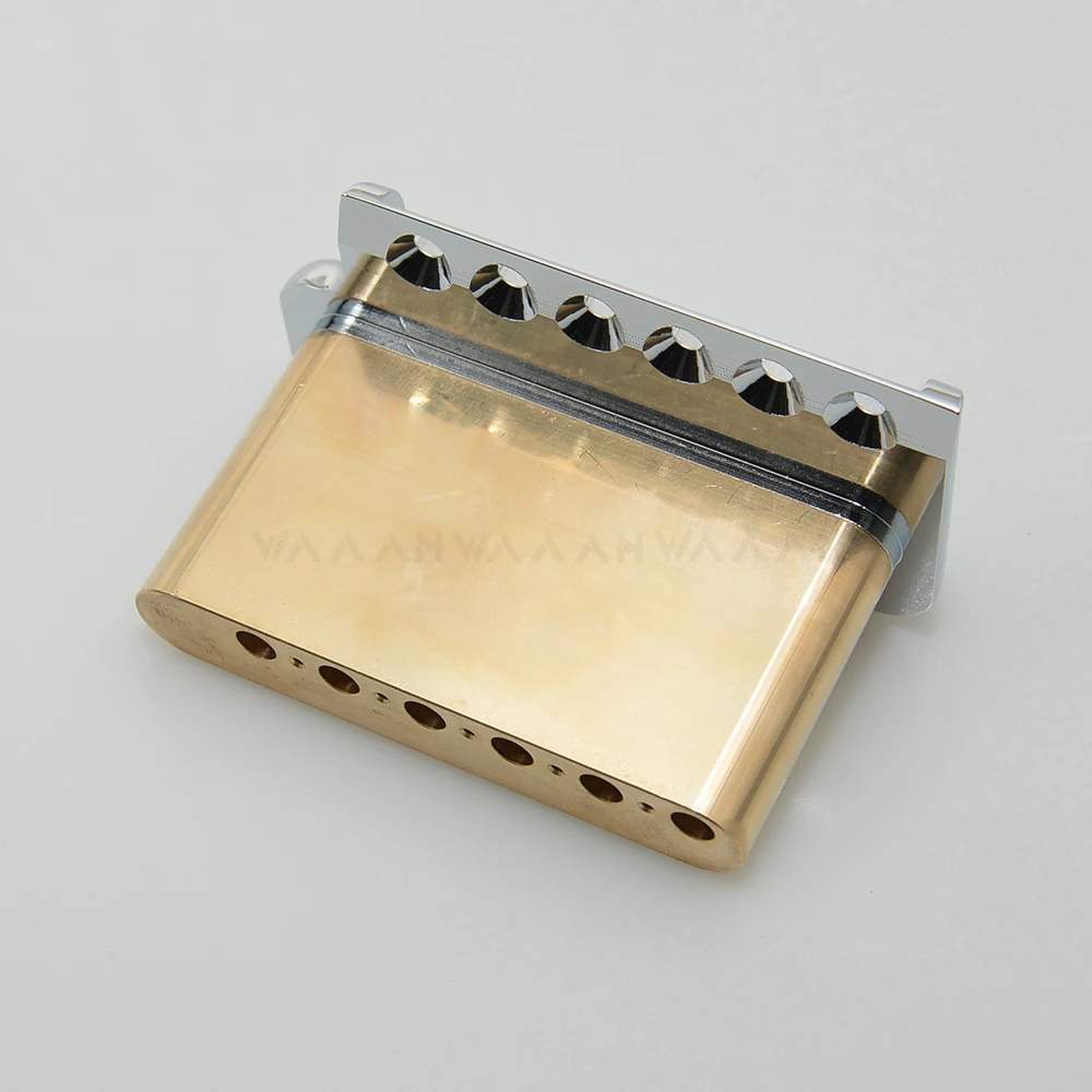 Imagem -04 - Cnc-ultra Brass Guitar Tremolo Bridge Parafusos Estilo Prs Borda de Faca para Guitarra Elétrica st 52.5 mm Cnc