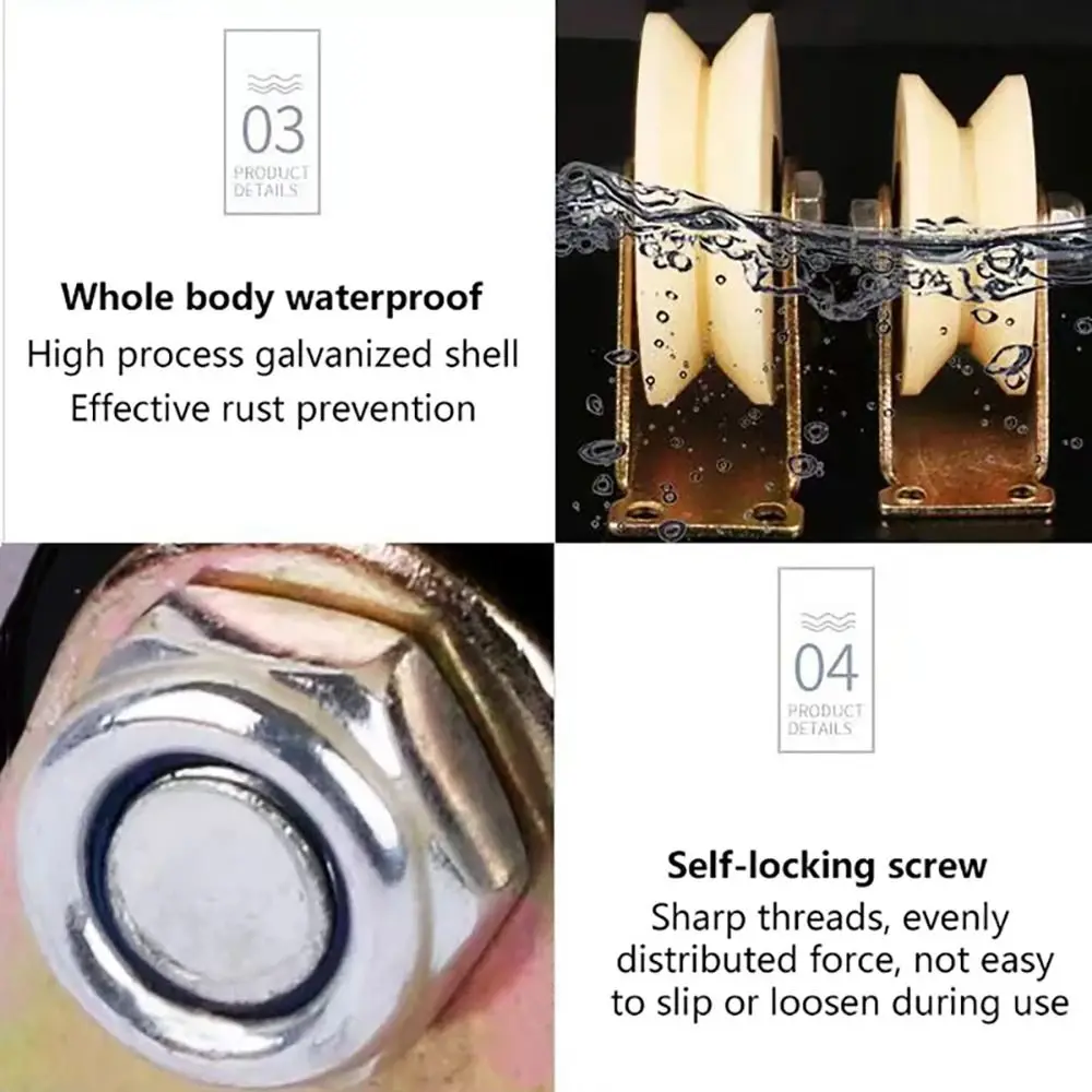 

1 шт. прочный нейлоновый подшипниковый шкив 30U/V с подставкой сверхмощные ролики 30 мм 45 # Жесткая дверь с роликовым колесом