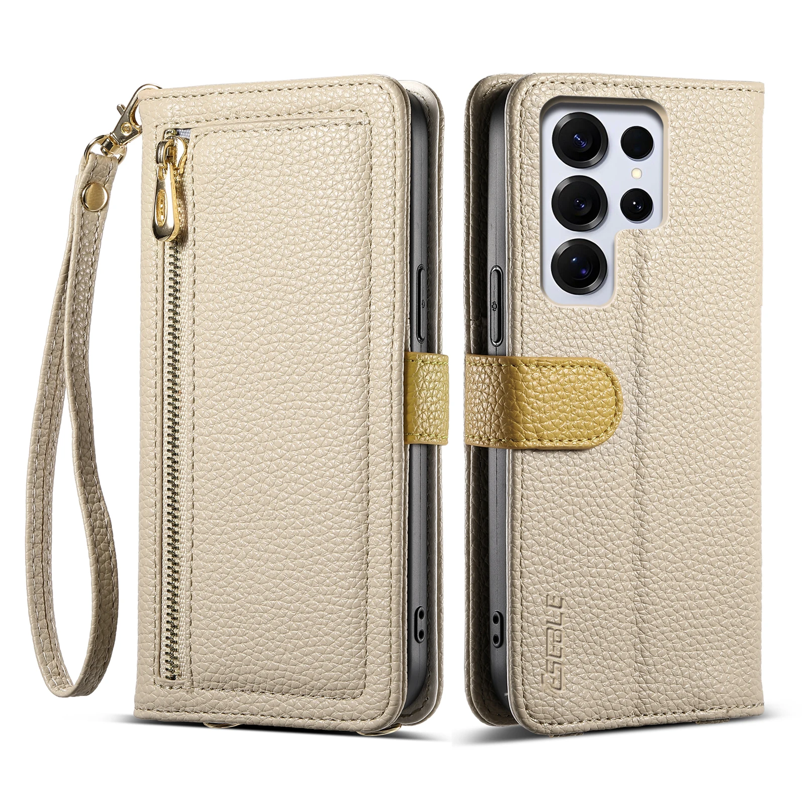 

Ladies Leather Crossbody Case for Samsung Galaxy S25 Ultra S24 S23 S25+ S24+ Wallet Flip Cover Card Slots Flip Phone bag Capa