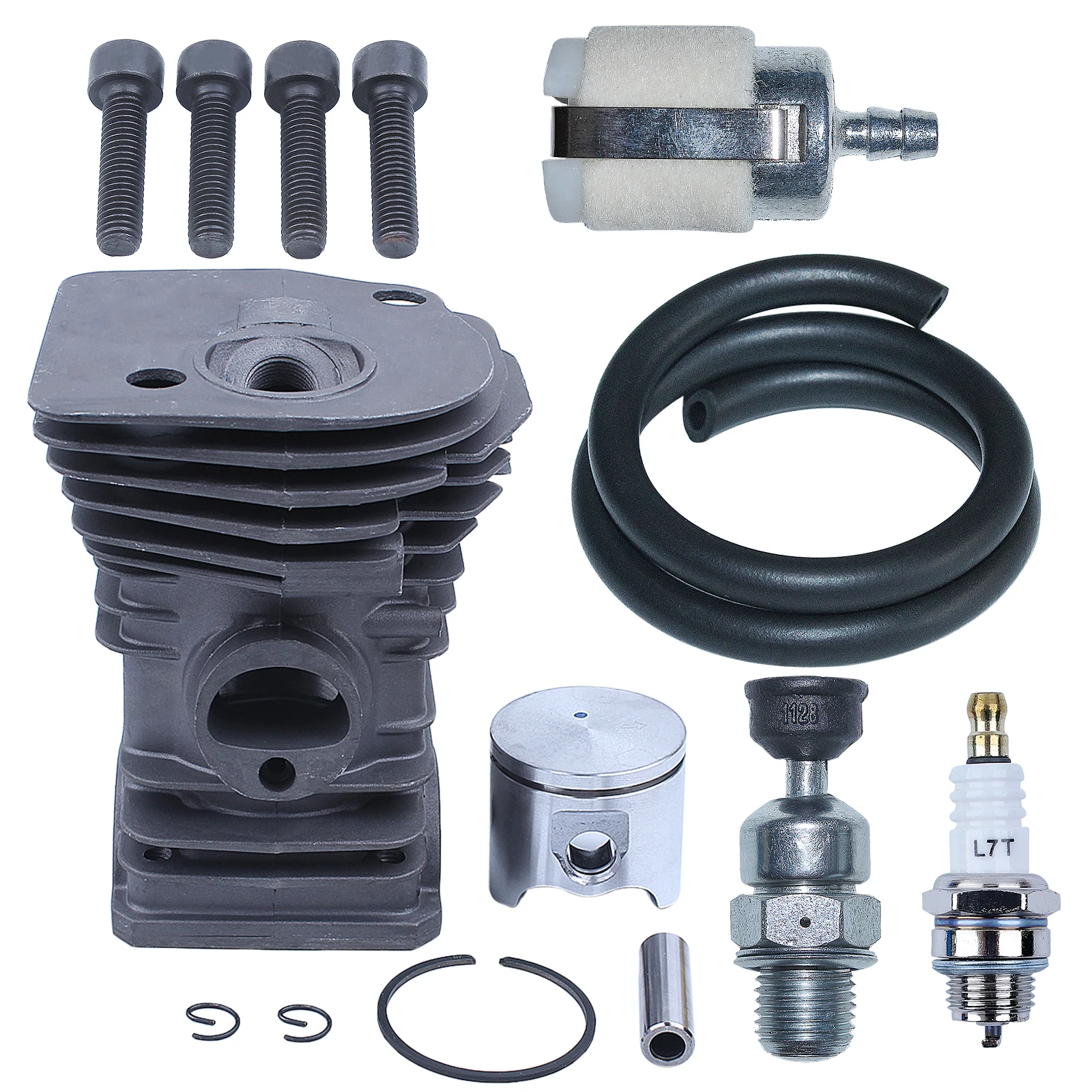 Nikasil Cylinder Piston Kit 40MM For Husqvarna 340 345 E 350EPA Jonsered CS 2141 2145 2150 Chainsaw