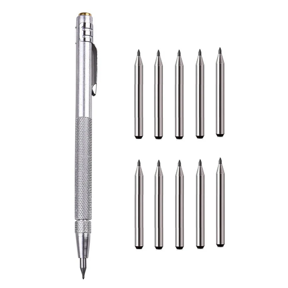 Scriber Pen Nib penna per lettere in metallo duro taglierina per piastrelle in acciaio inossidabile Scriber in carburo di tungsteno macchina da taglio in ceramica vetro nuovo