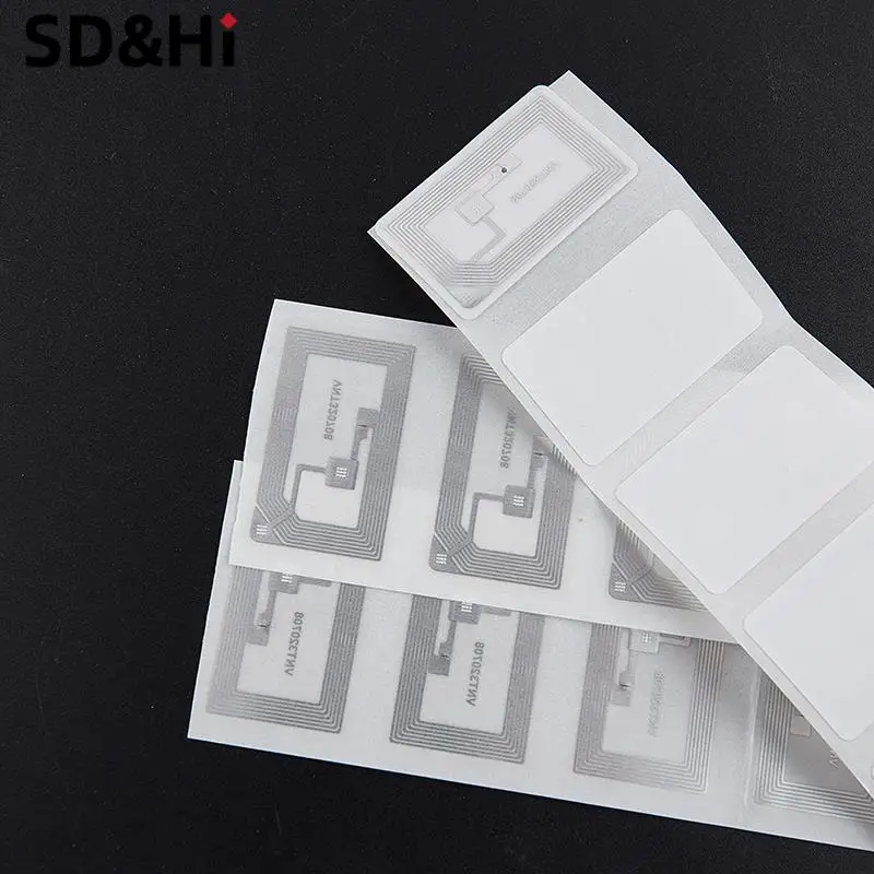 10pcs 25*40mm 13.56MHZ NFC RFID Programmer Chip Sticker Label Universal Accessories