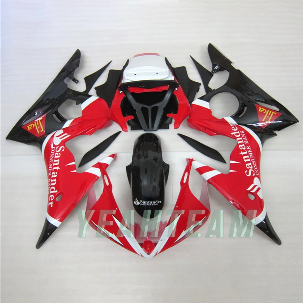 Full Fairings YZF R6 2003 2004 2005 ABS Plastic Fairing Kit for Yamaha YZF R6 03 04 05 Customizable Motorcycle Injection Mold