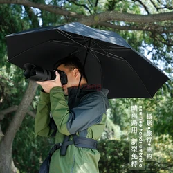 127cm/27'' outdoor free hands Collapsible trekking Umbrella rain cover protector for canon nikon sony pentax fuji dslr camera