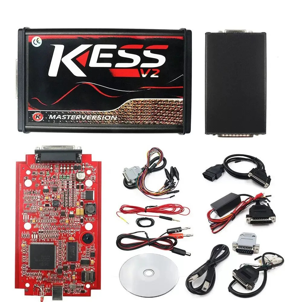 KESS 5.017 ECU Programmer, Unlimited Token Multi‑Function Code Reader Diagnostic Analyzer 5‑12V Auto Repair Tool