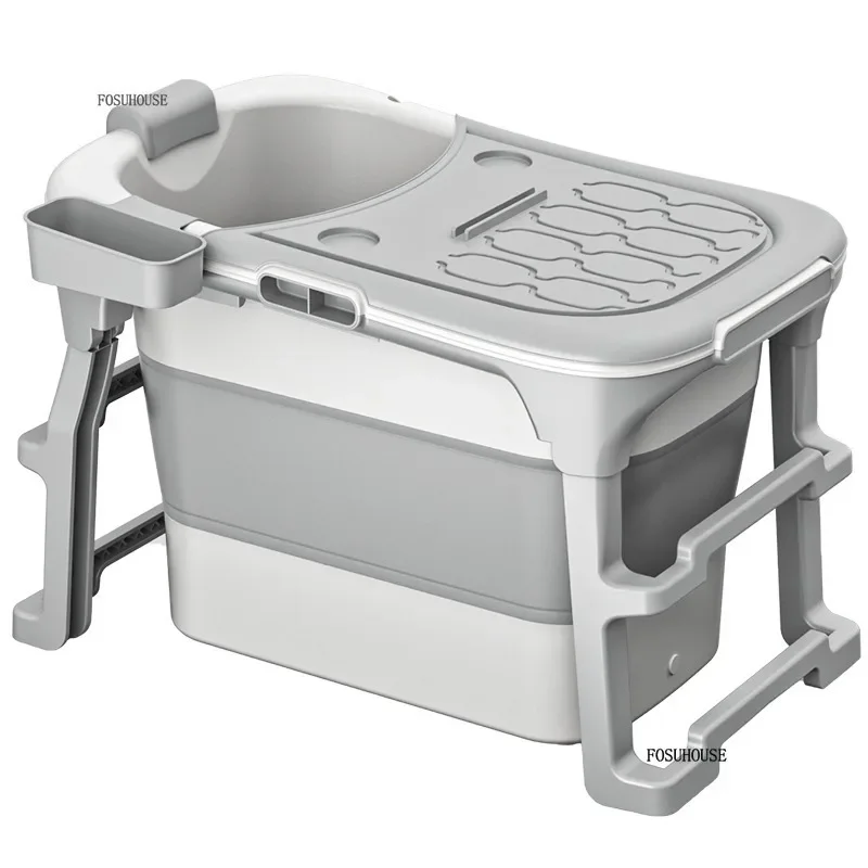 

Утолщенная современная складная ванна, товары для ванной комнаты, бытовая пластиковая портативная ванна для всего тела, ванны для пропаривания пота R