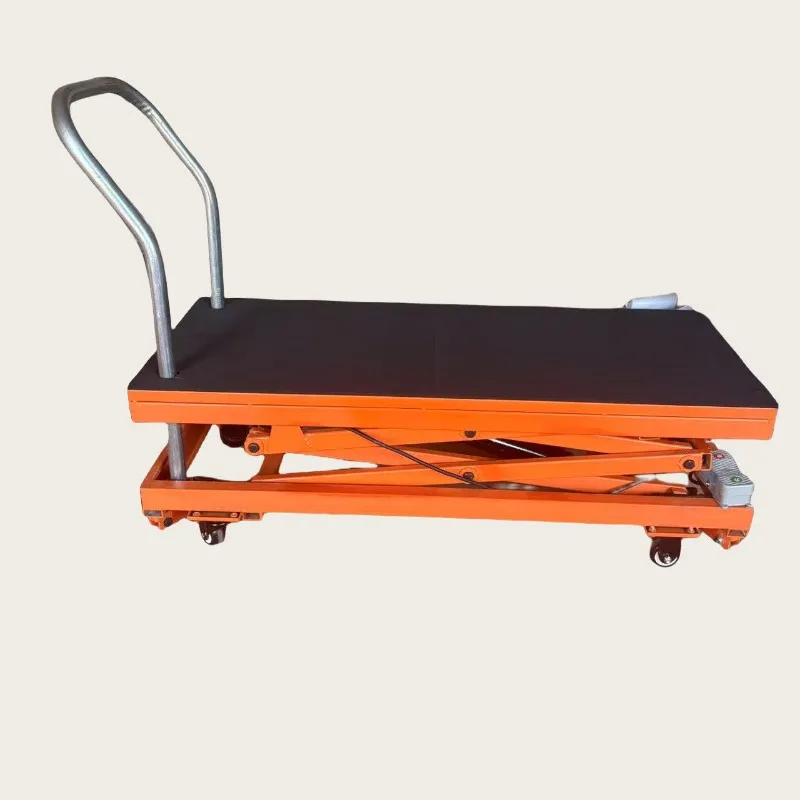 

New electric lifting stool bricklayer special electric hydraulic telescopic rod