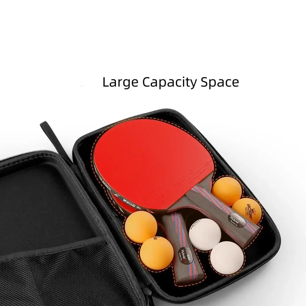 Portable Table Tennis Case Square Storage Ping Pong Blade Bag Table Tennis Racket Cover Table Tennis Bat Bag Large Capacity