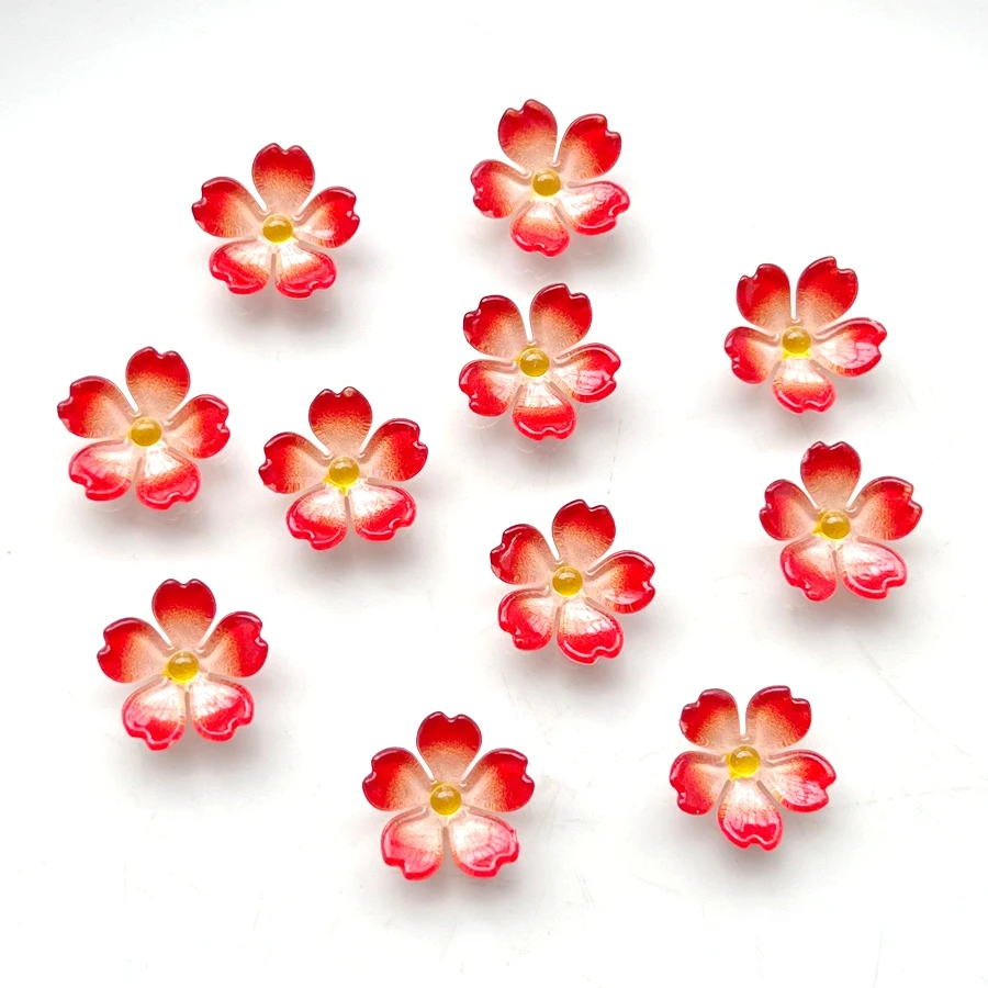 50 pieces of mini flower rhinestones suitable for jewelry making DIY handmade decoration three-dimensional flowers