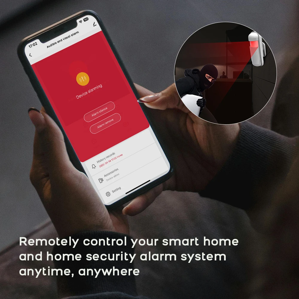 PGST WiFi Alexa Tuya Smart Life Home Alarm Security System Kit أتمتة المنزل إنذار الأمن حماية مستشعر حركة الباب