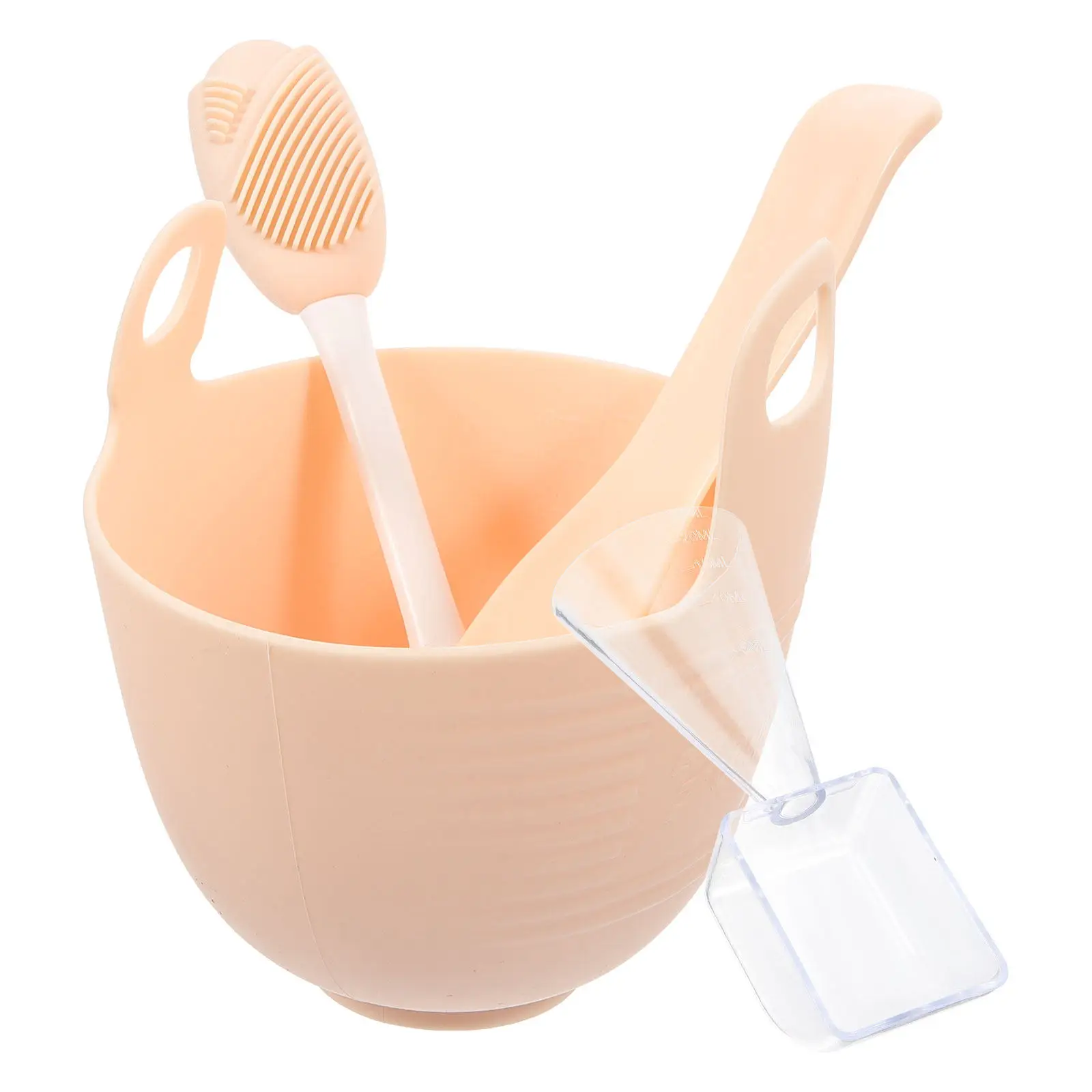 

Набор: Многоразовая силиконовая чаша для смешивания масок и аппликатор для нанесения масок своими руками, нескользящий аксессуар для салонов красоты