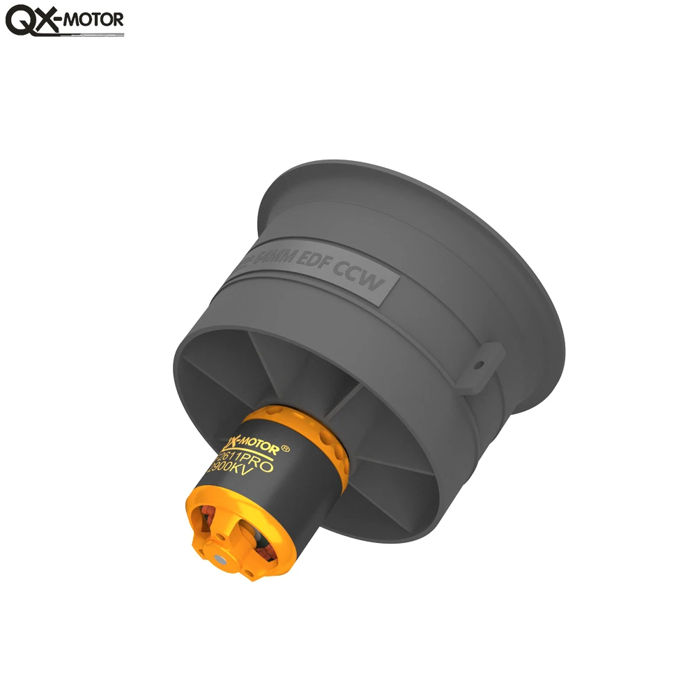 QX-MOTOR 64mm EDF QF2611PRO Ventola intubata a 5 pale con motore brushless 4000KV 3200KV 2900KV 40A 60A ESC per parte drone elicottero RC