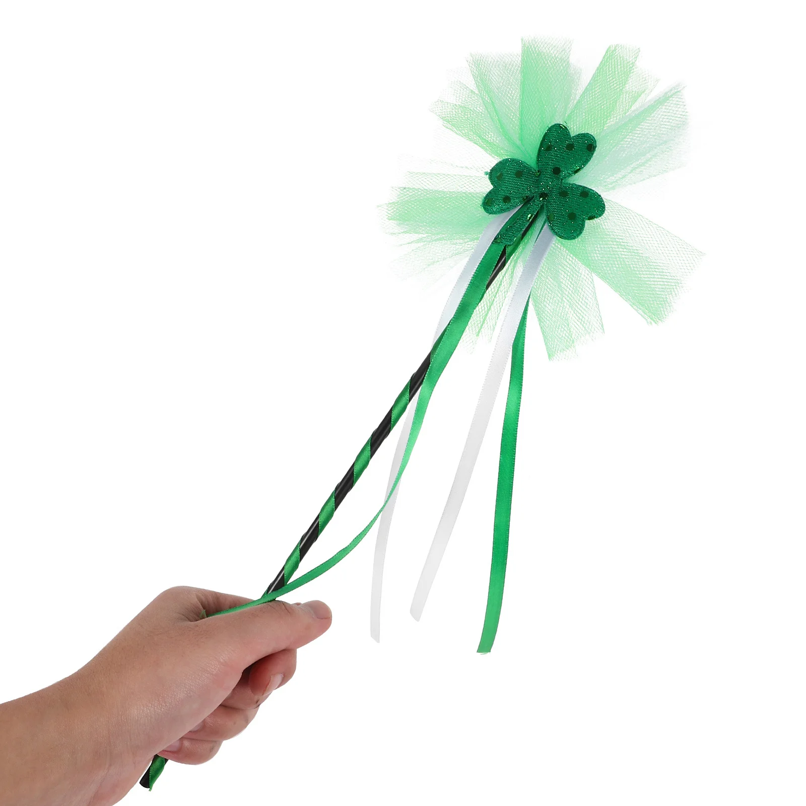 

1 комплект, детская повязка на голову с трилистником, набор палочек, аксессуары для волос на день Святого Патрика, вечерние повязки на голову для косплея, фестивальный костюм на день Святого Патрика