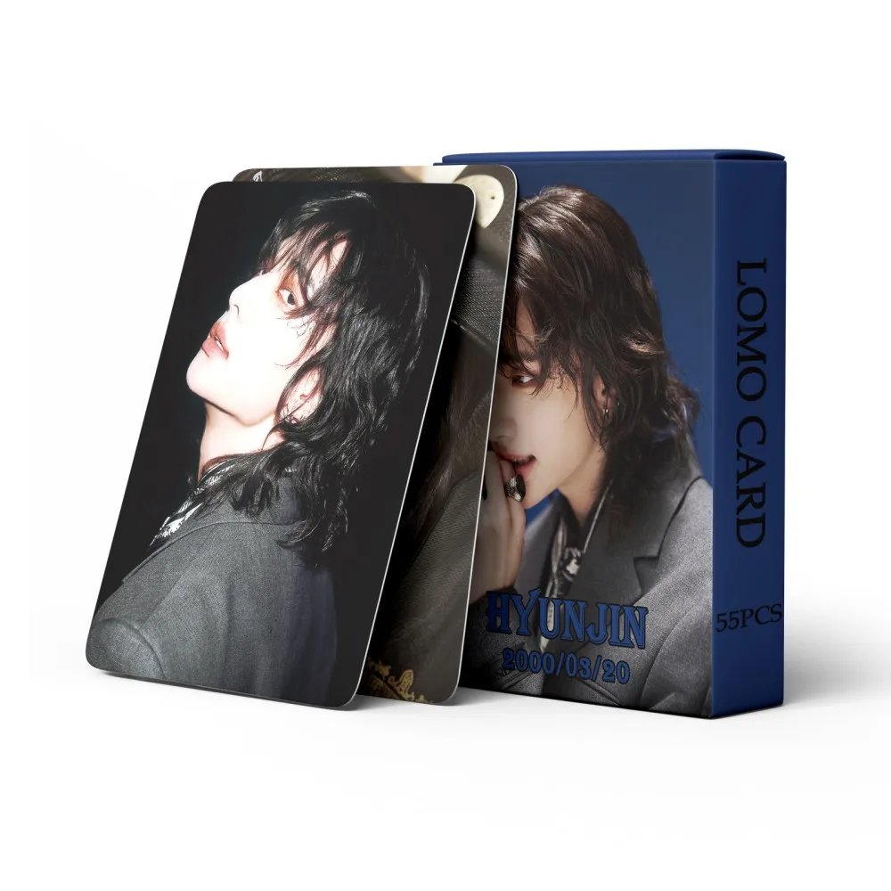 

55pce StrayKids Lomo cards celebrity photo cards Li Longfu support collection collection of game cards