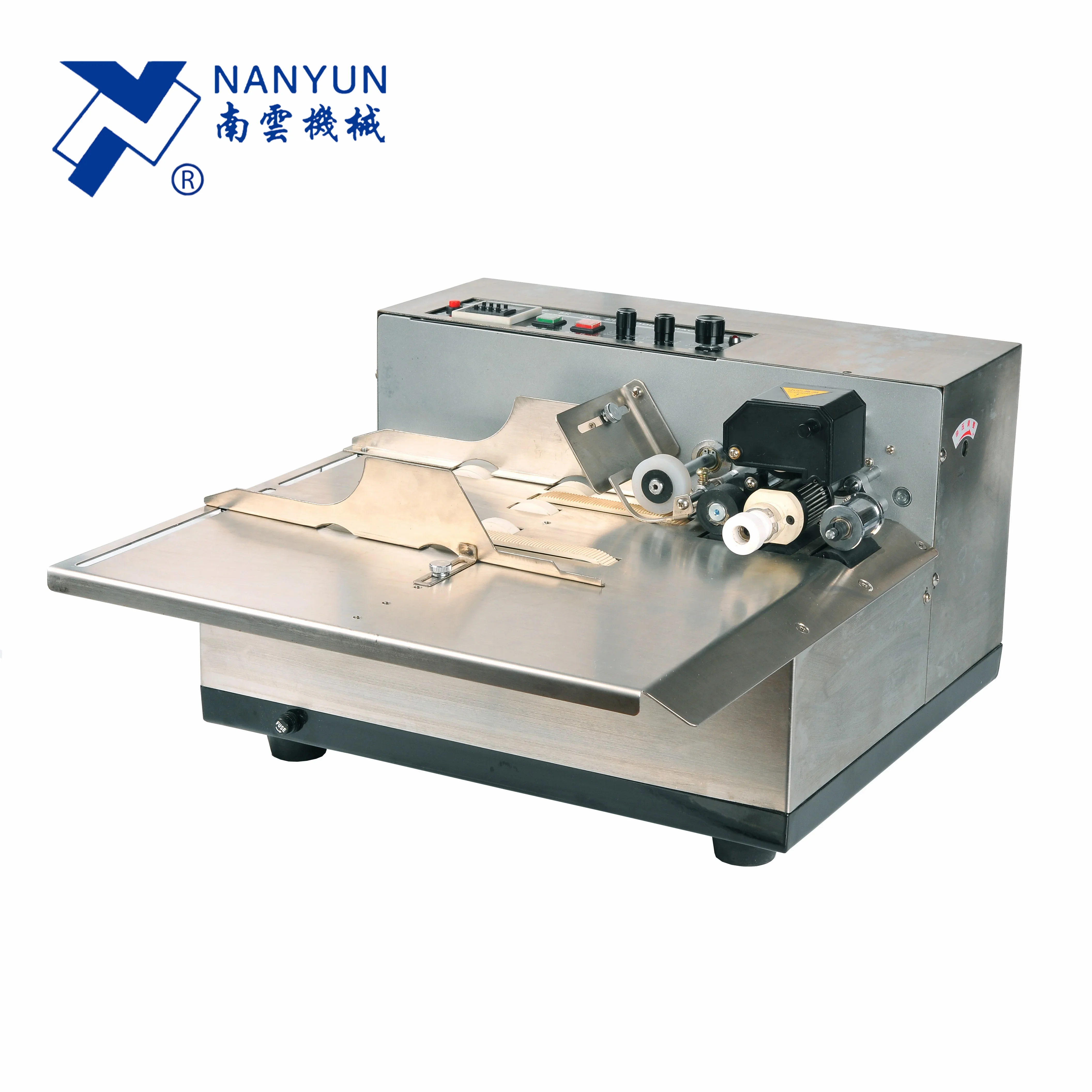 

Непрерывный принтер даты в рулонах с твердыми чернилами NY-810 для бумажной коробки для карточек, пластиковый пакет