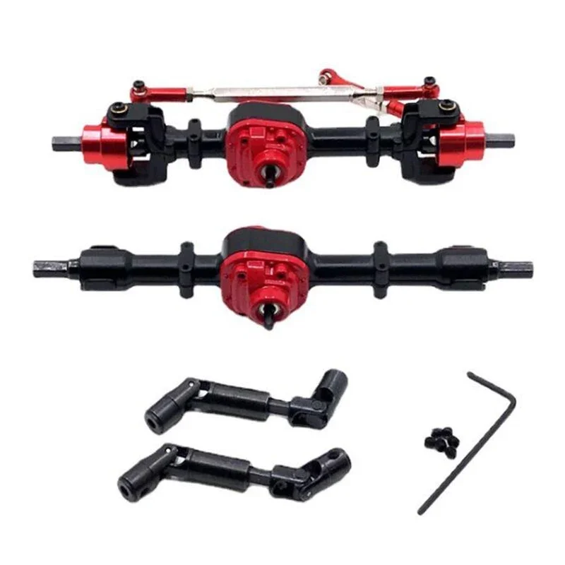 

MN 1/12 D90 D91 D96 99S RC Car Spare Parts Metal Upgrade Front and Rear Axle Assembly Drive Shaft