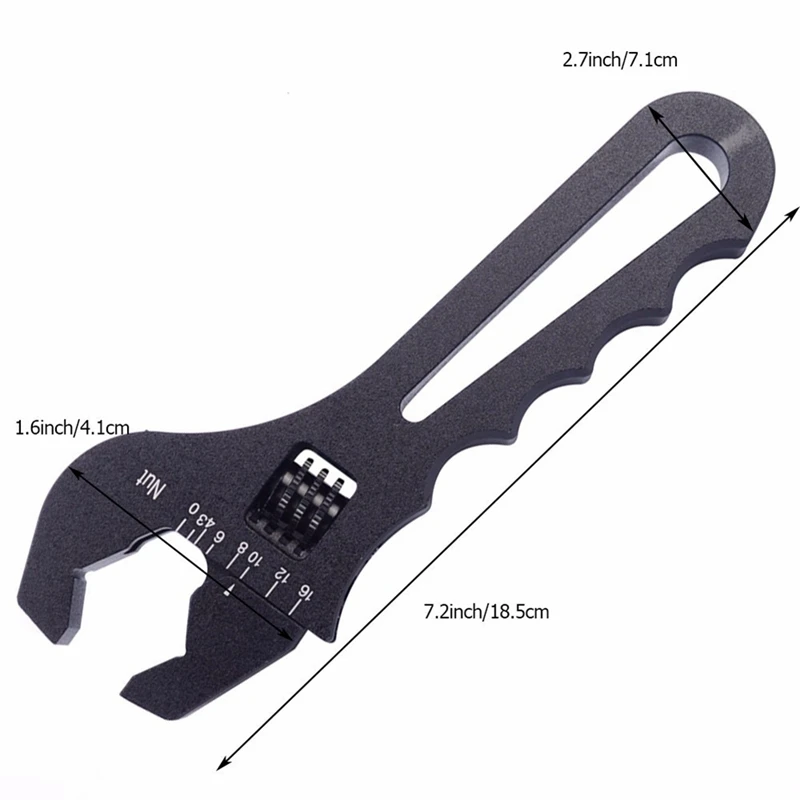 GTBL AN3-AN16 Tubing Wrench Hose Wrench V-Type Adjustable Wrench Hose Fitting Wrench