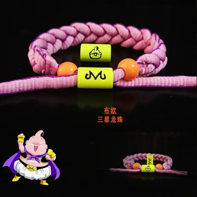 DRAGON BALL Hand-woven Action Figures Son Goku Vegeta Saiyan Rope Bracelet Kids Birthday Christmas Gift Accessories Decor