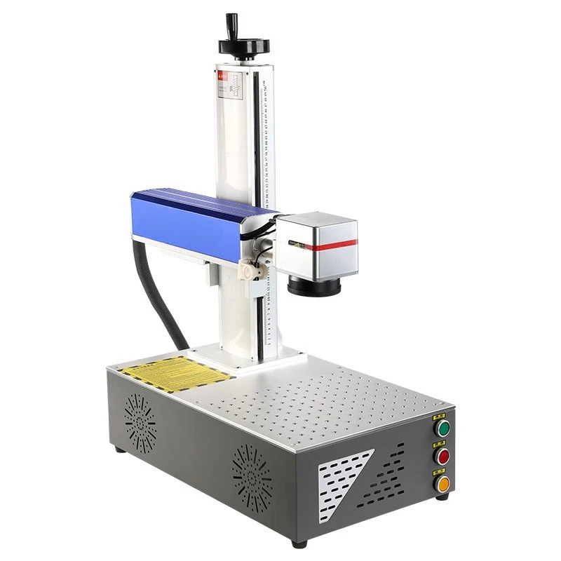 

30W fiber optic marking machine, metal plastic universal fine engraving electric lifting desktop model