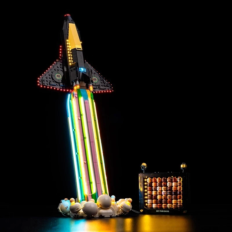 مجموعة إضاءة LED بدون نموذج مناسبة لـ LEGO فوق القمر مع Pharrell Williams 10391 (باستثناء مكعبات البناء) #2