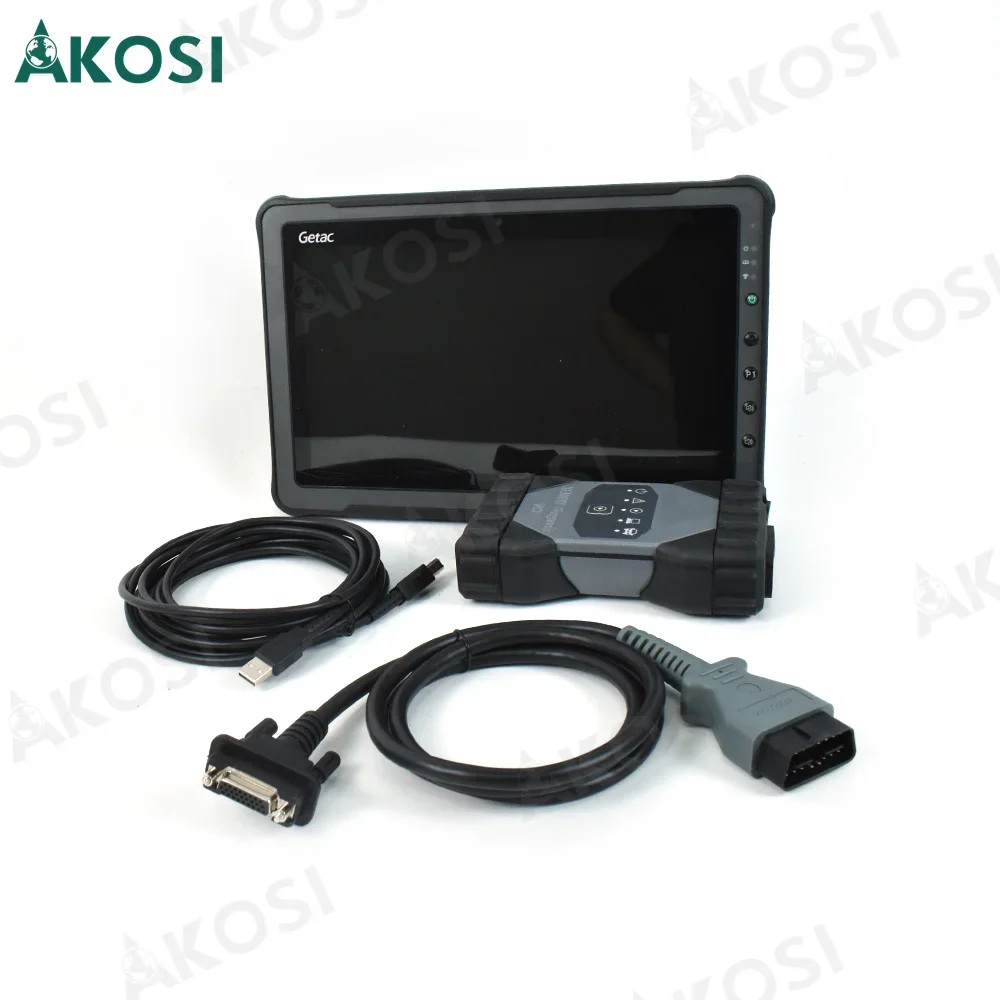 V2024 MB Star OEM C6 DOIP Multiplexer VCI SD Connect XENTRY VCI Diagnosis Tool With Getac F110 tablet