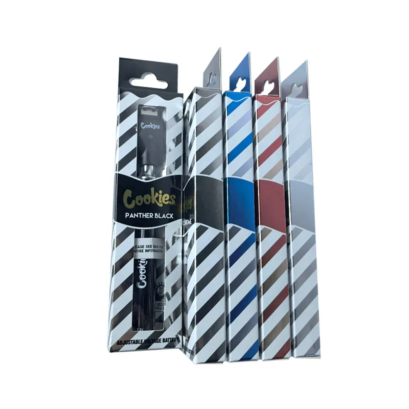 10 قطعة/الوحدة الكوكيز تويست التسخين البطارية مع صندوق 900 مللي أمبير 3.3 فولت-4.8 فولت قابل للتعديل الجهد 510 موضوع Vape القلم السجائر الإلكترونية