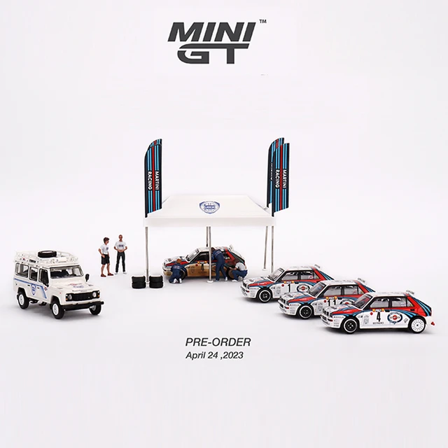 MINI GT 1:64 Model Car Lancia Delta HF Integrale Evoluzione 1992 Rally  MonteCarlo Martini Racing 4 Cars Set - AliExpress