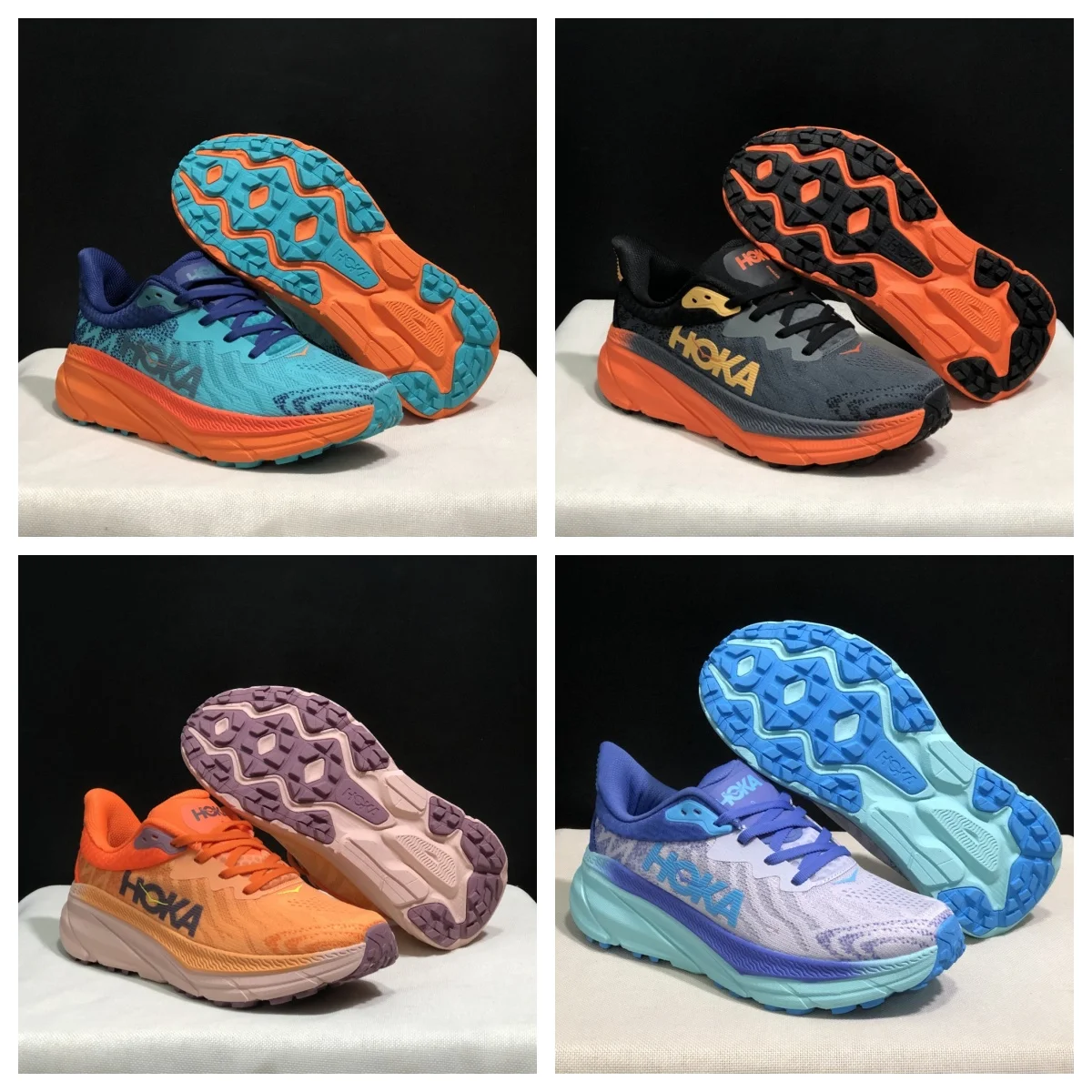 Tenis HOKA Challenger 7, zapatillas para correr para hombre, zapatillas de deporte para exteriores, zapatillas de deporte con amortiguación elástica para maratón, zapatillas de senderismo y rastreo