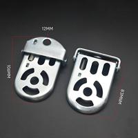 Bicycle Rear Pedals Steel Bike Pegs Bike Folding Foot Peg Footrests for Cycling Accessories Mountain Bike Bicycle