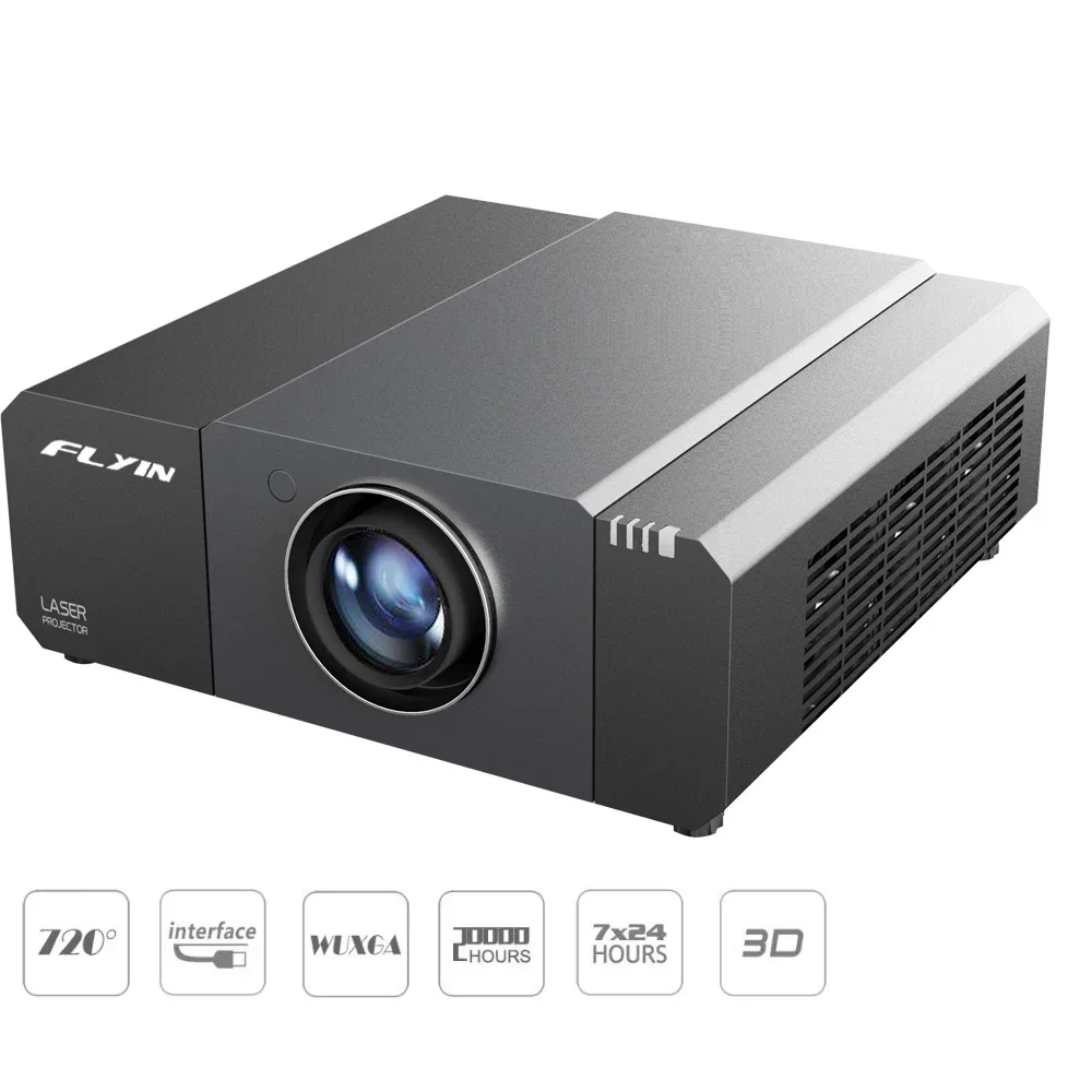 Projetor de holograma laser 7d de cinema digital DLP 15000 lúmens para propaganda de projeção de edifícios