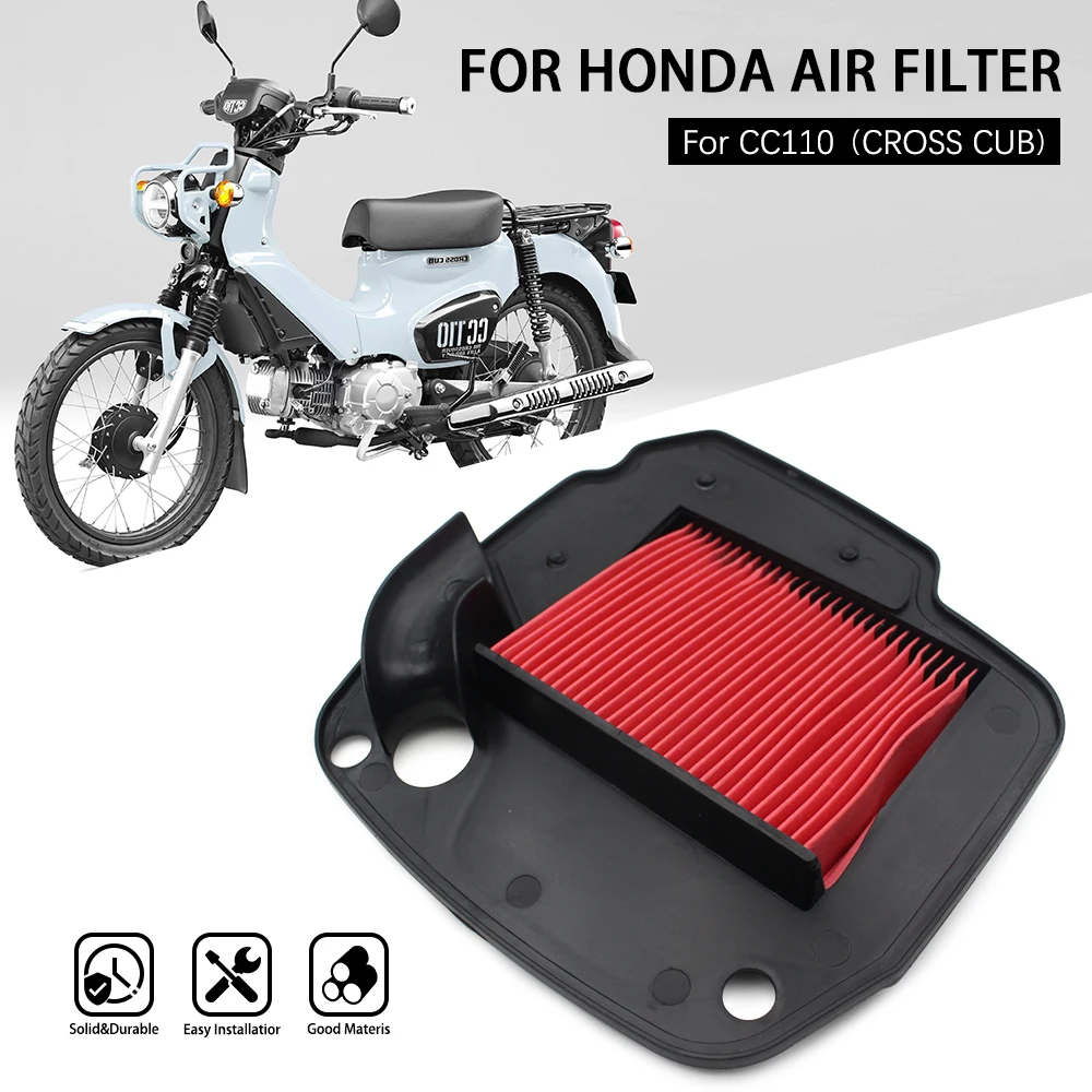 

Motorcycle Replacement Engine Air Filter Cleaner Air Intake Filter Element For Honda Cross Cub 110 CC110