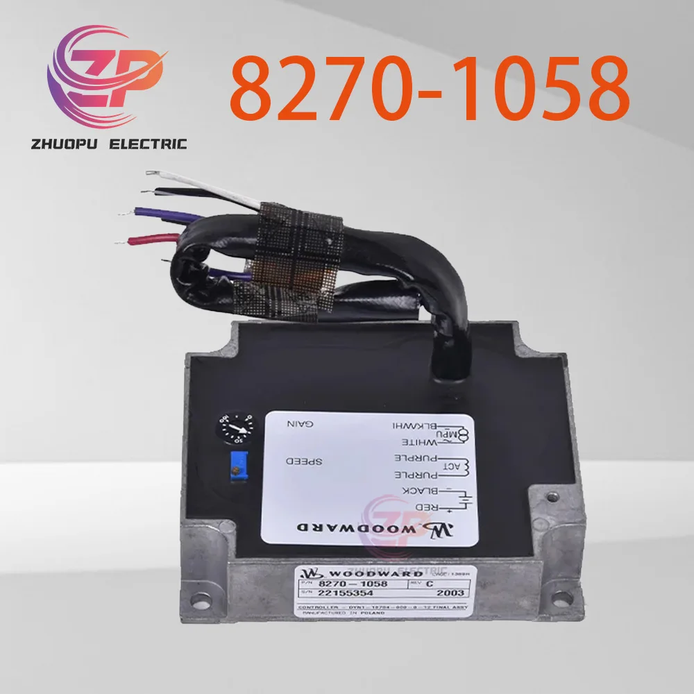 

Original Woodward 8270-1058 Speed Controller for Diesel Engines Electronic Throttle Control Precision ±0.2%