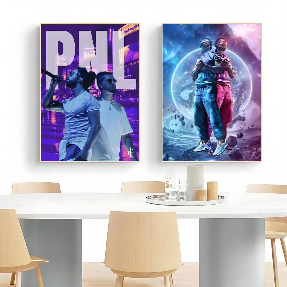 Popular French Rap Group PNL Poster Wall Art Print Decorative Mural Home Decor Gift Unframed