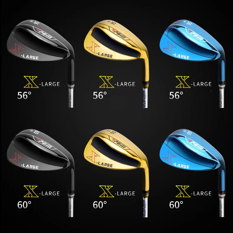 PGM Golf Wedges Men\'s and Women\'s Unisex Sand Widened Bottom Wedges 56 60 Degrees Version Steel Right Hand Golf Clubs SG004