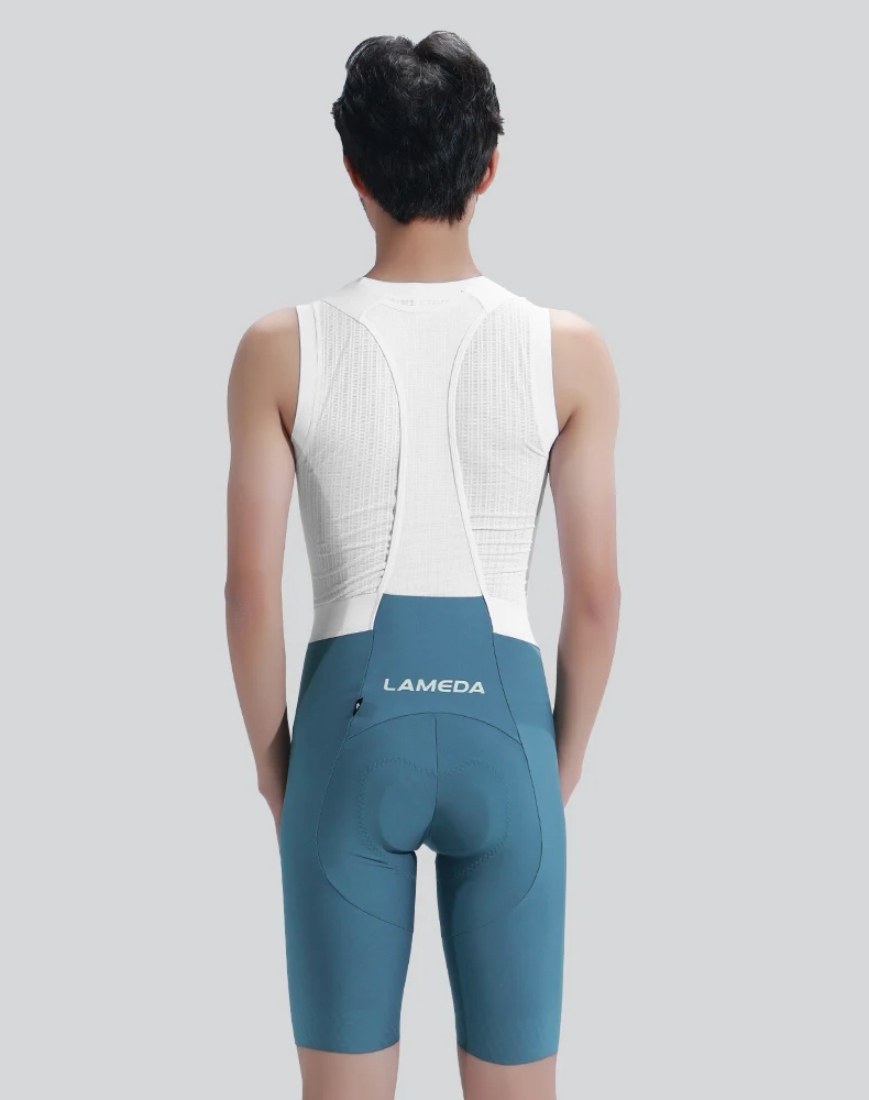 LAMEDA Radfahren Trägerhose Herren Rennrad Shorts Langstrecken Pad Reithose Professionelle Radfahren Shorts Sommer Fahrrad Kleidung – Detail 21