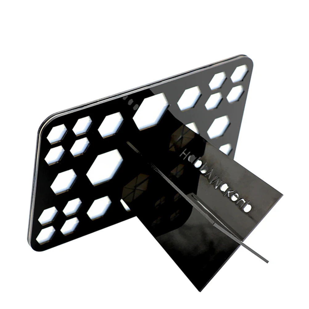 

Makeup Brush Cleaning Holder Organizer Stand for Drying Brushes Tools Acrylic Material Silicone Rubber