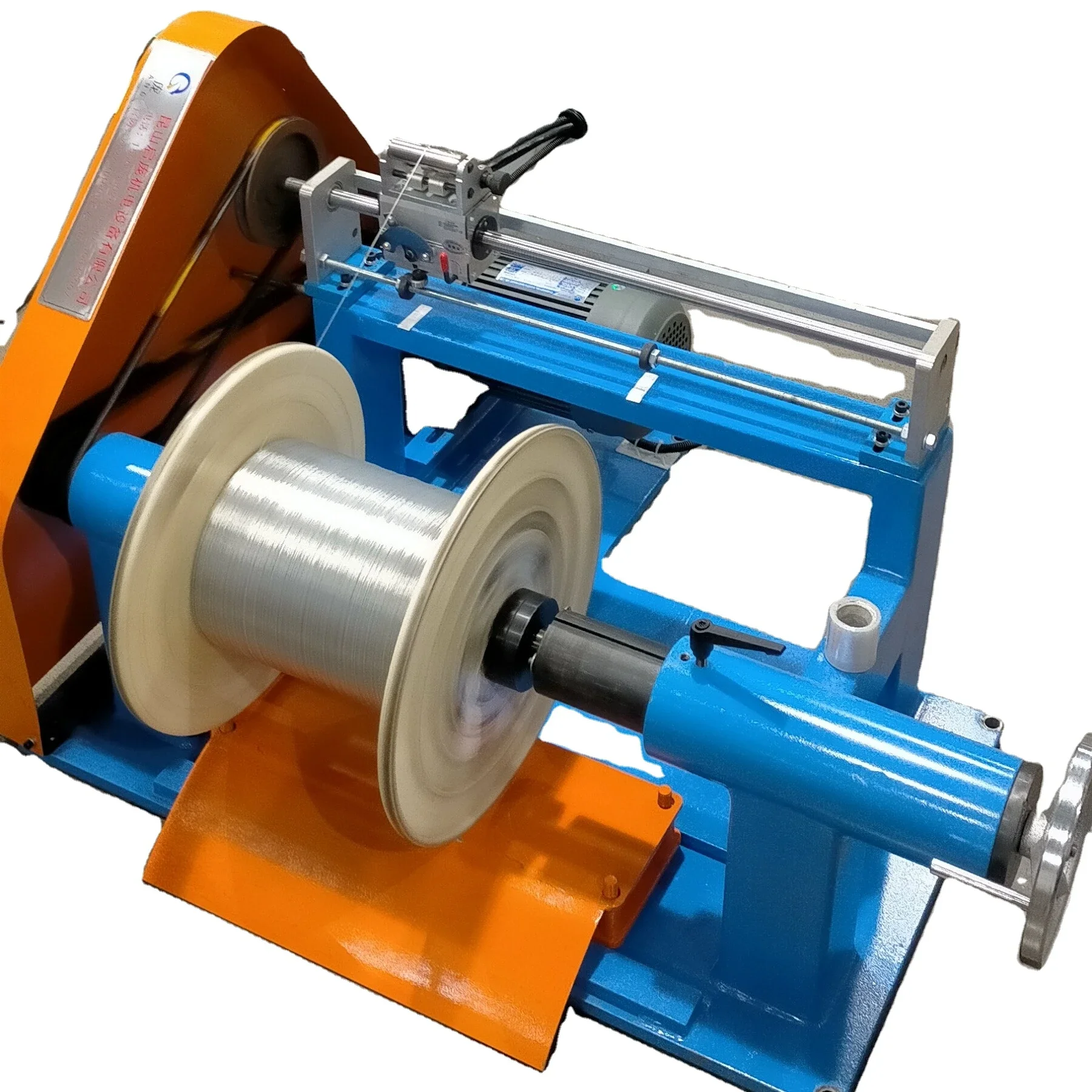 QIPANG High quality steel wire spool shaftless take up machine cable spooler Automatic Take up and pay off cable machine