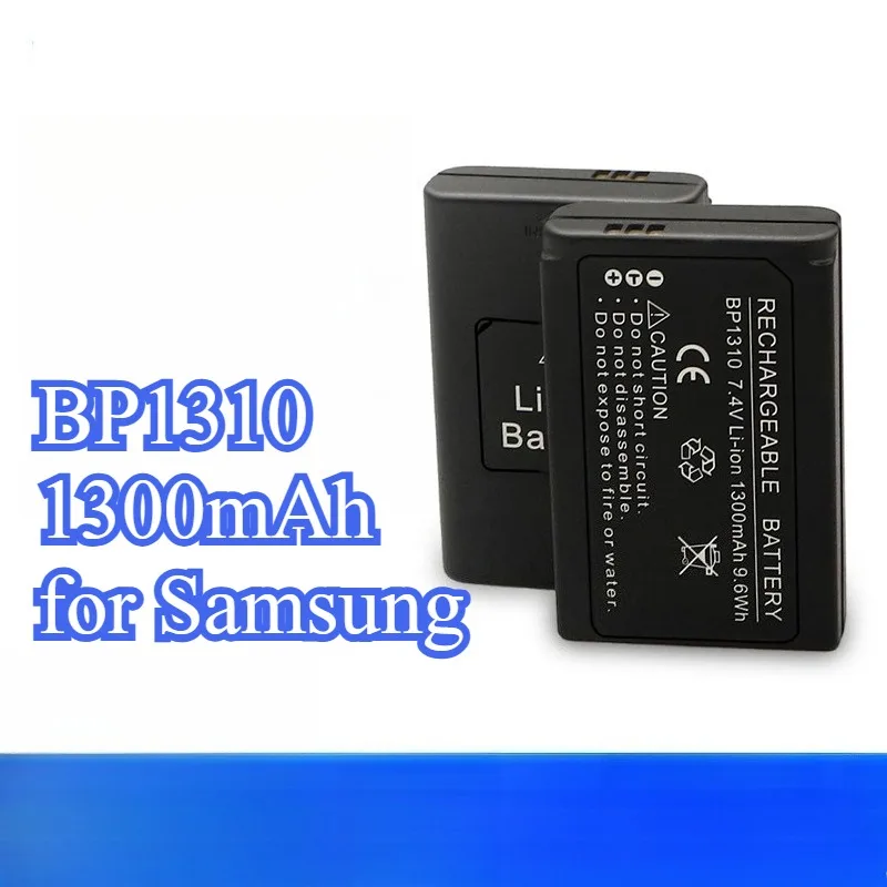 

Сменный аккумулятор 1300 мАч для Samsung BP1310, совместимый с беззеркальной камерой NX10 NX11 NX20 NX5 NX100 NX200 NX210 NX300