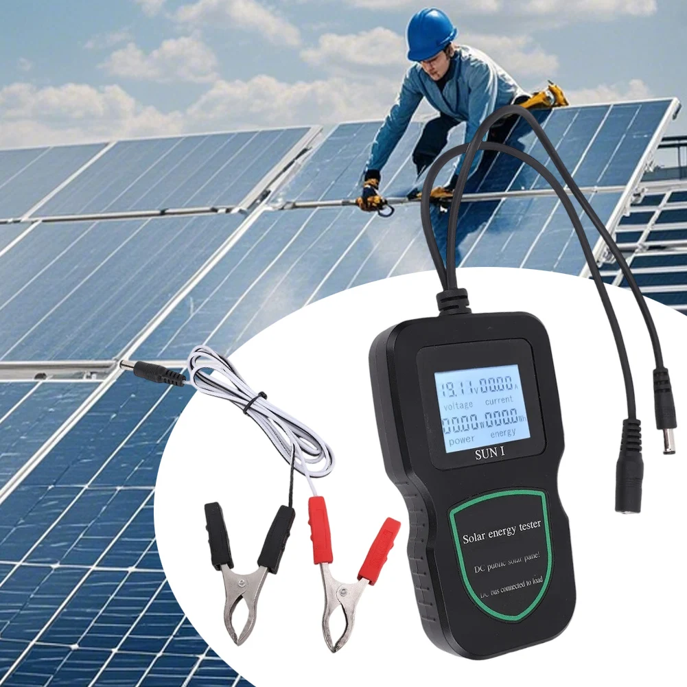 Compact Solar Tester Photovoltaic Multimeter Maximum Current Rating 20A Accurate Power Measurement Tool AS SHOW