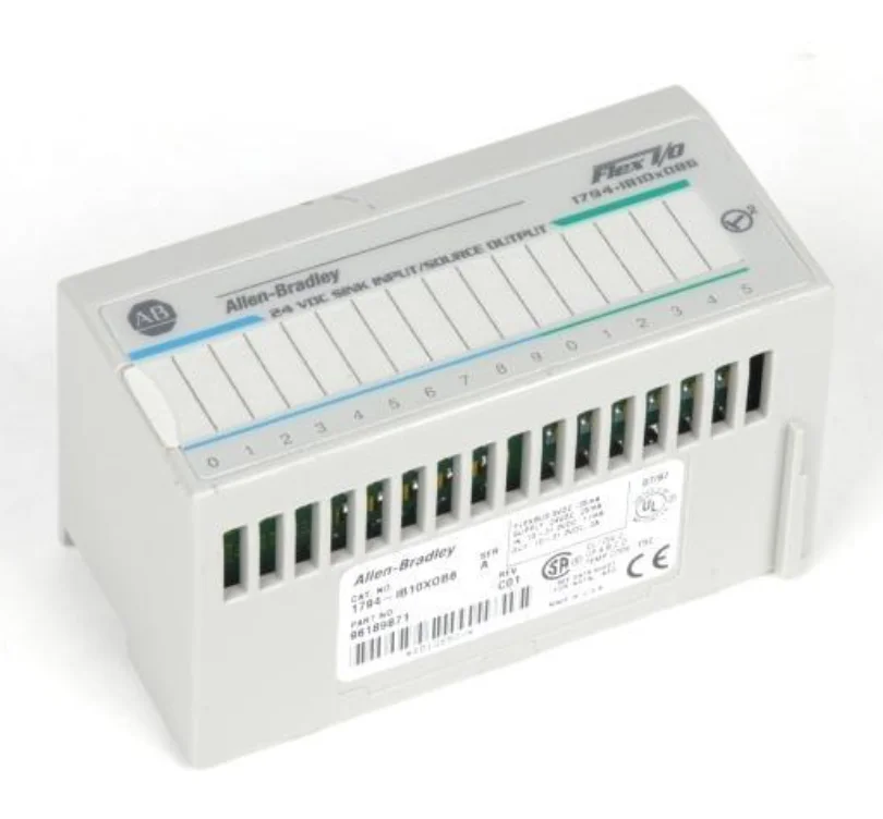 

1794-IB10X0B6/A — изолированный 10I/6O 24 В постоянного тока — небольшой промышленный прочный цифровой модуль ввода-вывода на DIN-рейке