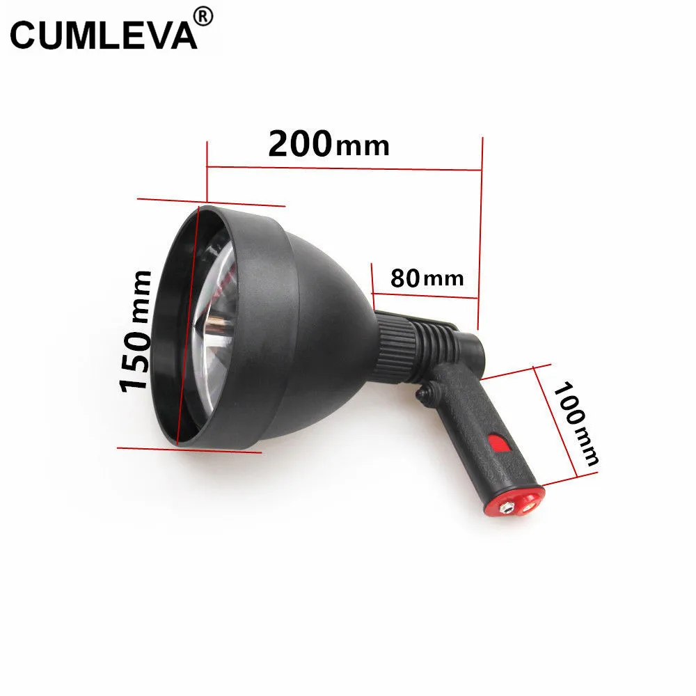 USA Luminus SST-40 25W 45W 65W 2500LM LED Handheld Spotlight Professional Hunting Light 12V 150MM Portable Spotlight Torch