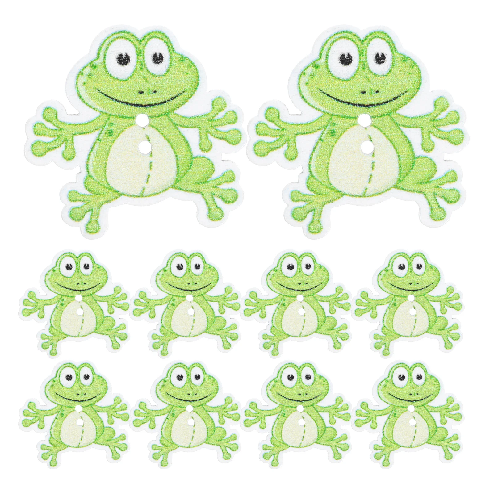 

50pcs Wooden Buttons Diy Cartoon Pattern Two Holes Sewing For Craft Scrapbook Knitting Garment Accessories Handmade Decor Hats