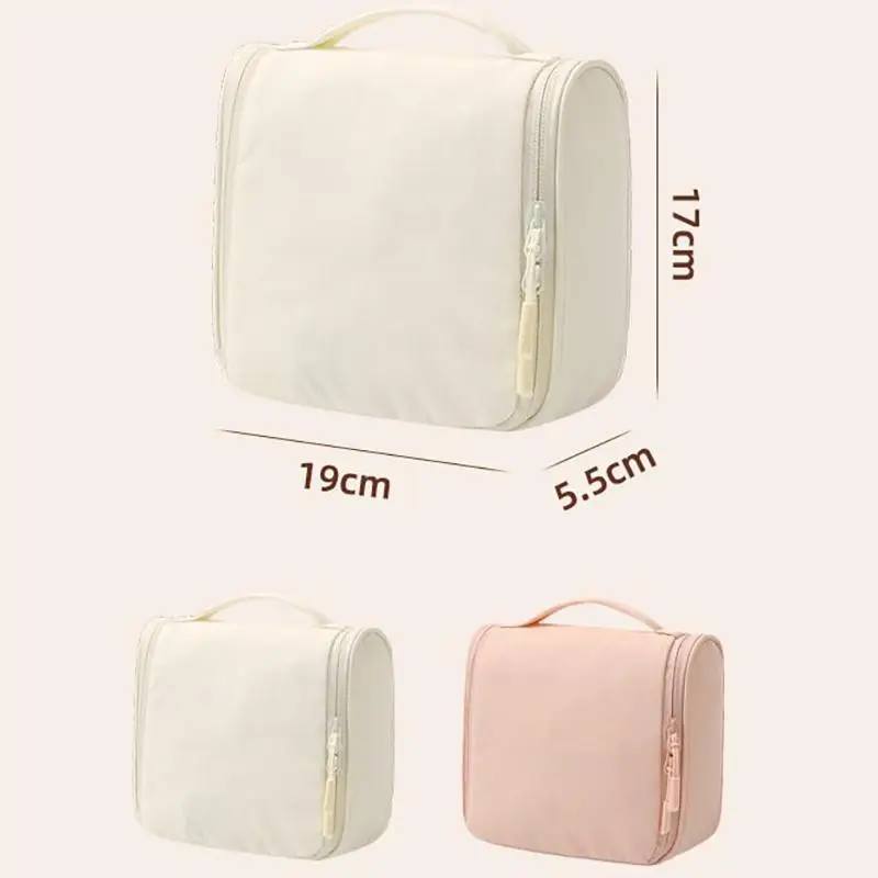 Tragbarer Handlicher Kosmetik-Organizer mit Haken Wasserdichte Hängende Reise-Waschtasche Große Kapazität Make-up und Hautpflege Aufbewahrungsbeutel – Detail 8