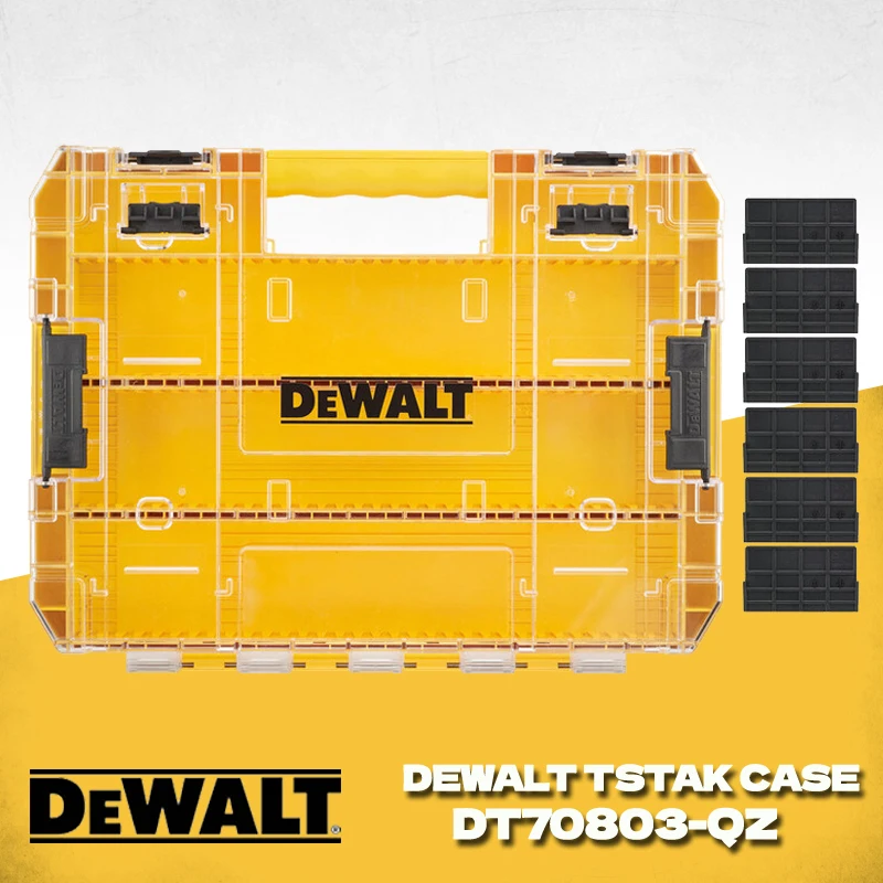 DEWALT TSTAK Tough Storage Case Screwdriver Bit Parts Storage Box DT70800 DT70801 DT70803 DWAN2190 N542474 DT70839 DT70716