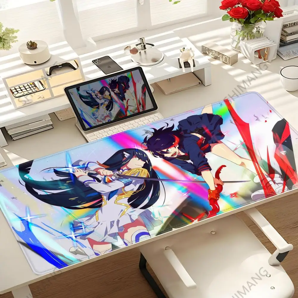 Anime Kill La Kill Matoi Ryuuko Mouse Pad Hot Game Large Computer Gaming Mouse Pad Waterproof PU Wholesale and Leather 1000x500