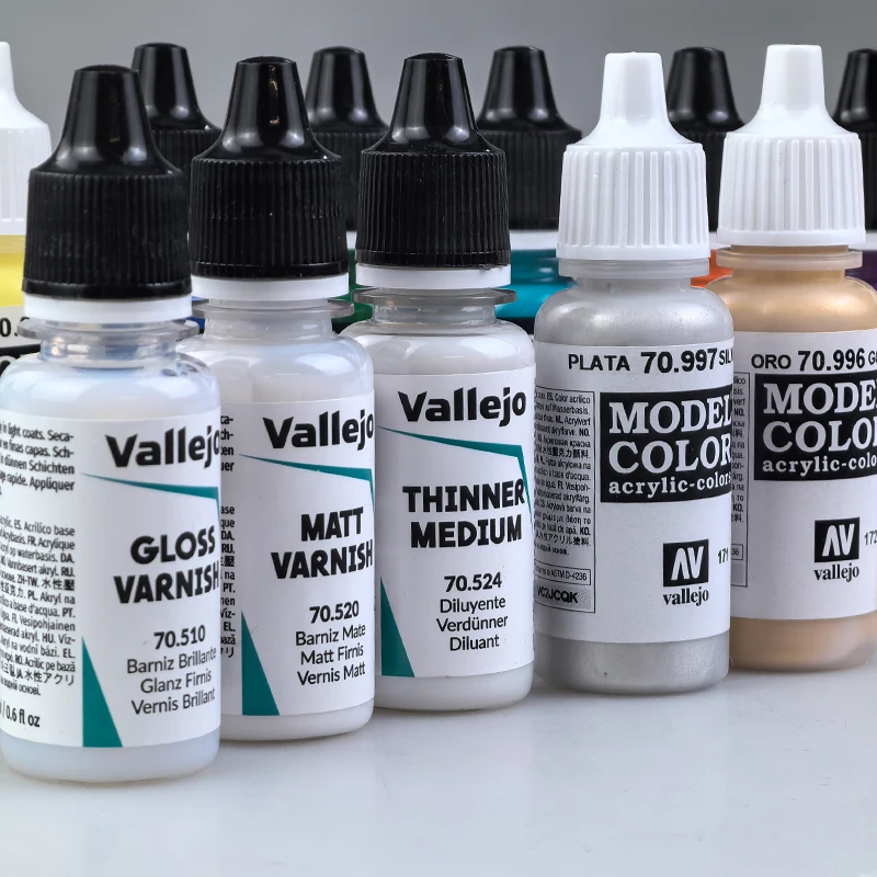 Vallejo PAINT AV Model Garage Kit Hand Painted Water-Based Paint Basic Color Suit