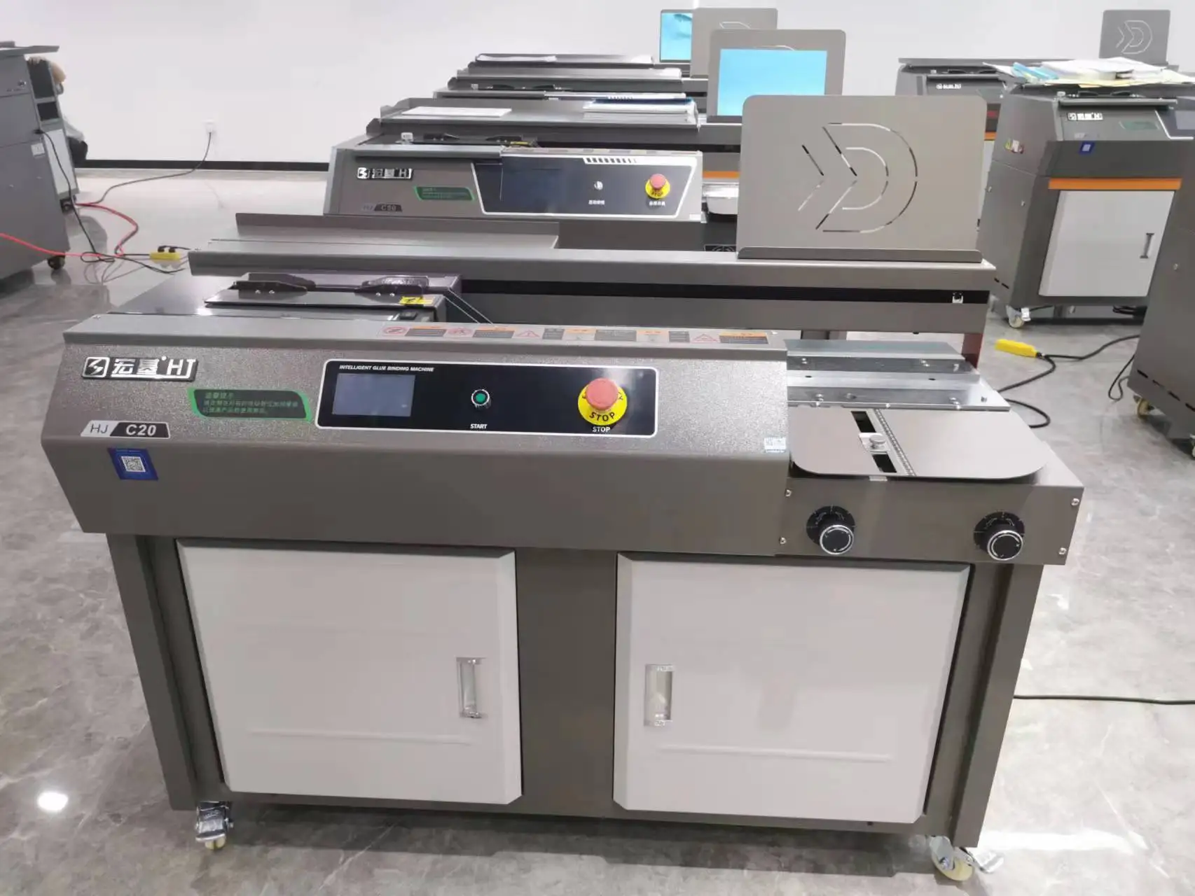 2025FRONT A4 كتاب الغراء المجلدات رخيصة الثمن الصين 330 مللي متر آلة تجليد الغراء C20