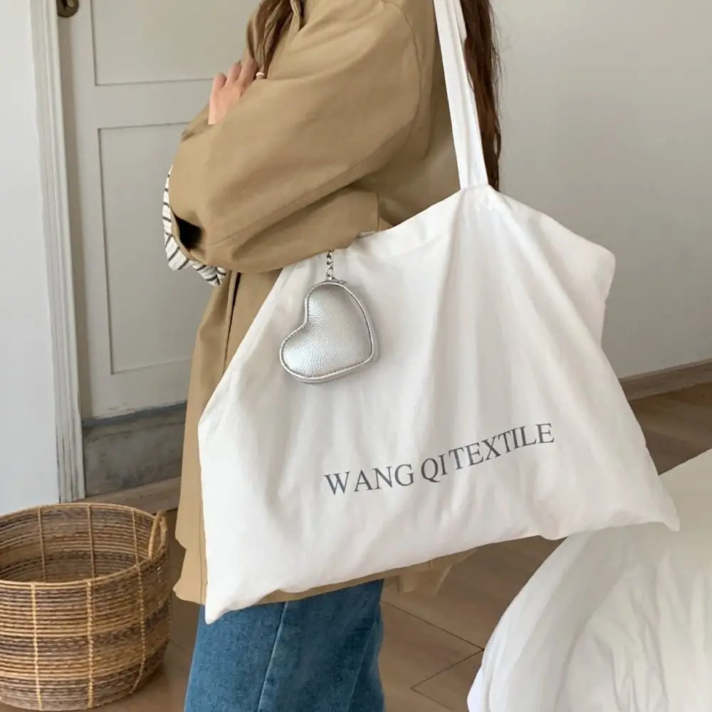 

Портативный кулон из искусственной кожи, кошелек для монет, милый держатель для карт на молнии с брелоком, корейский стиль, женский кошелек в форме сердца