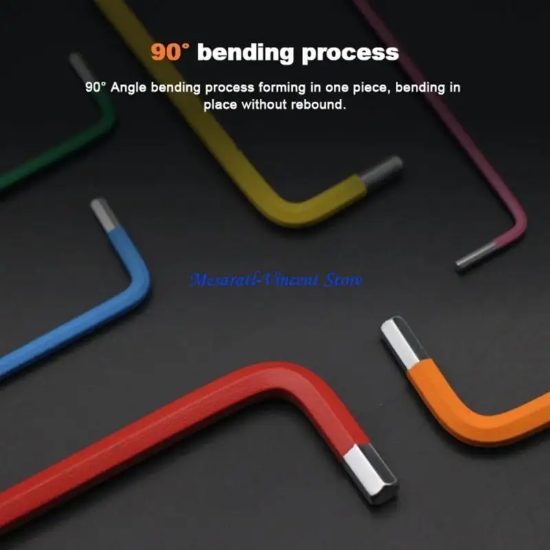 

A70F 7 Piece Long Ball Cond Hexagon Allen Set 1,5 6 мм шестнадцатеричный ключ для велосипедов